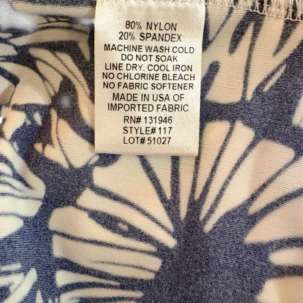 Jude Connally Molly Summer Palm Print Sleeveless Dress Size XL (PTP 19”) NWT - Picture 7 of 7